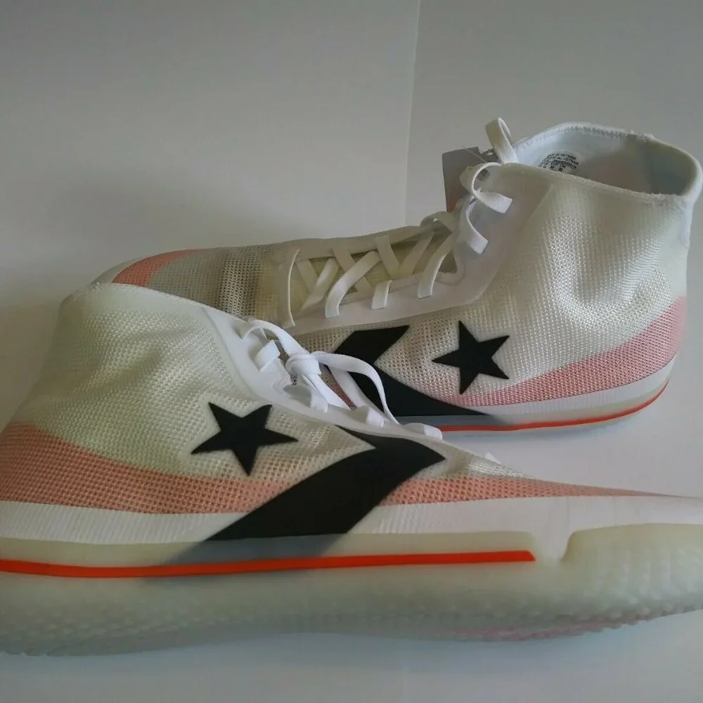 Converse All Star Pro BB Hi Size 18 White Bold Man - Picture 3 of 11
